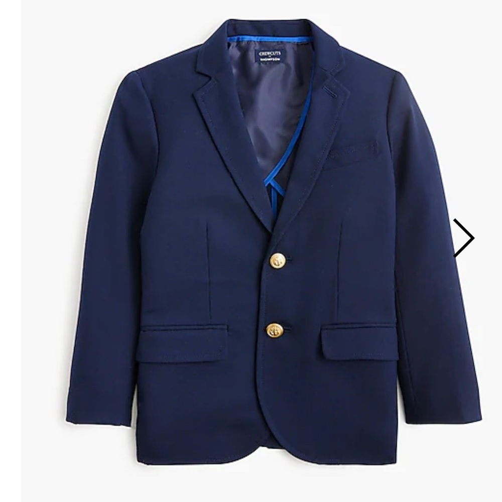 J. Crew Factory Kids Legacy Navy Blazer